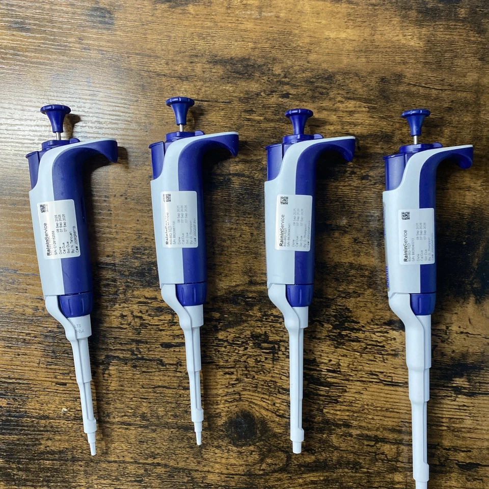 Rainin PipetLite  XLS LTS Pipette Set  L1000, 200, 20, & 2 Calibrated Sep 2025 - Image 2 of 4