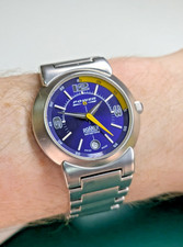 Roamer Power 8 Vintage Watch 755 933 Quartz Swiss Date 100 m Stainless Steel