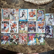 Score John Elway Denver Broncos NFL 17 Card Lot Checklist Standard Card