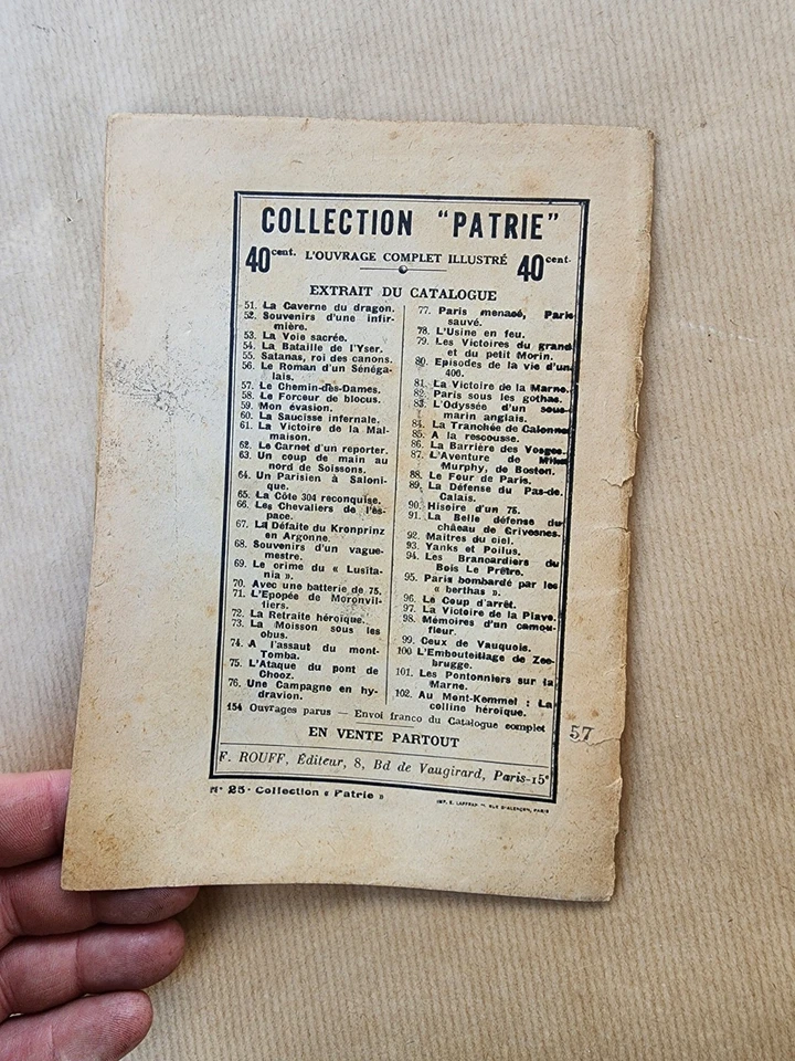 Livre ancien Les Diables Bleus au Vieil-Armand - Collection Patrie Joseph MONGIS - Photo 2/4