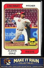 Alexis Díaz 2023 Topps Heritage #55 Cincinnati Reds All-Star Rookie Cup