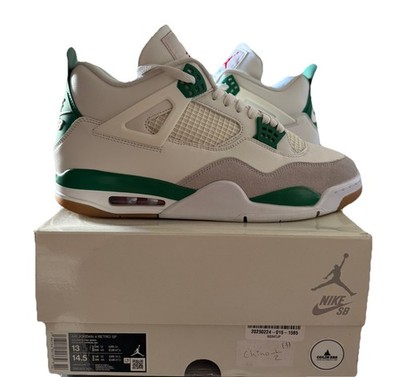 Nike Air Jordan 4 SB Pine Green Size 13 DR5415-103