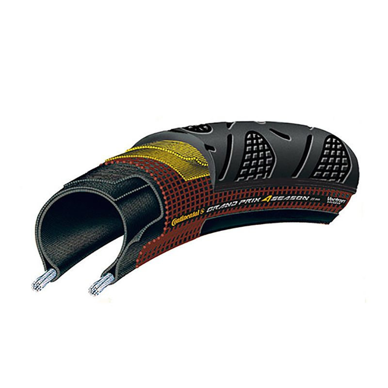 ★新品★ContinentalGrandprix★700 x 25C★ CONTINENTAL BLACK BICYCLE TIRE grand prix 4 season 700x25