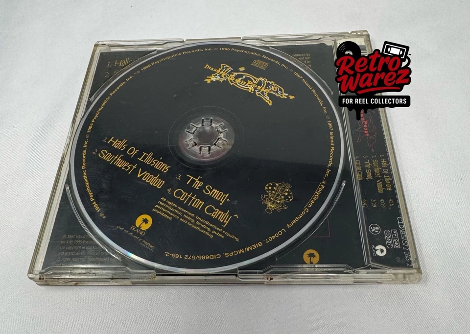 Insane Clown Posse Halls of Illusions 1997 CD SINGLE Psychopathic Records ICP - Image 2 of 2