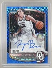 Raegan Beers 2025 Bowman #CPA-RE Blue X-Fractor Chrome 1st RC Auto /150