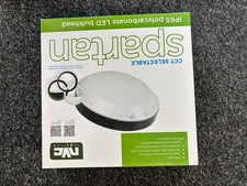 NVC SPARTAN AMENITY BULK HEAD LIGHT WITH MICROWAVE SENSOR, SELF TEST EMERGENCY,