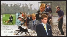 FALKLAND ISLANDS 2000 PRINCE WILLIAM BIRTHDAY MINI SHEET MNH. A700