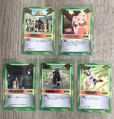 Naruto Card Game Early Rare Cards 11 Includes Prominent Characters and Scenes