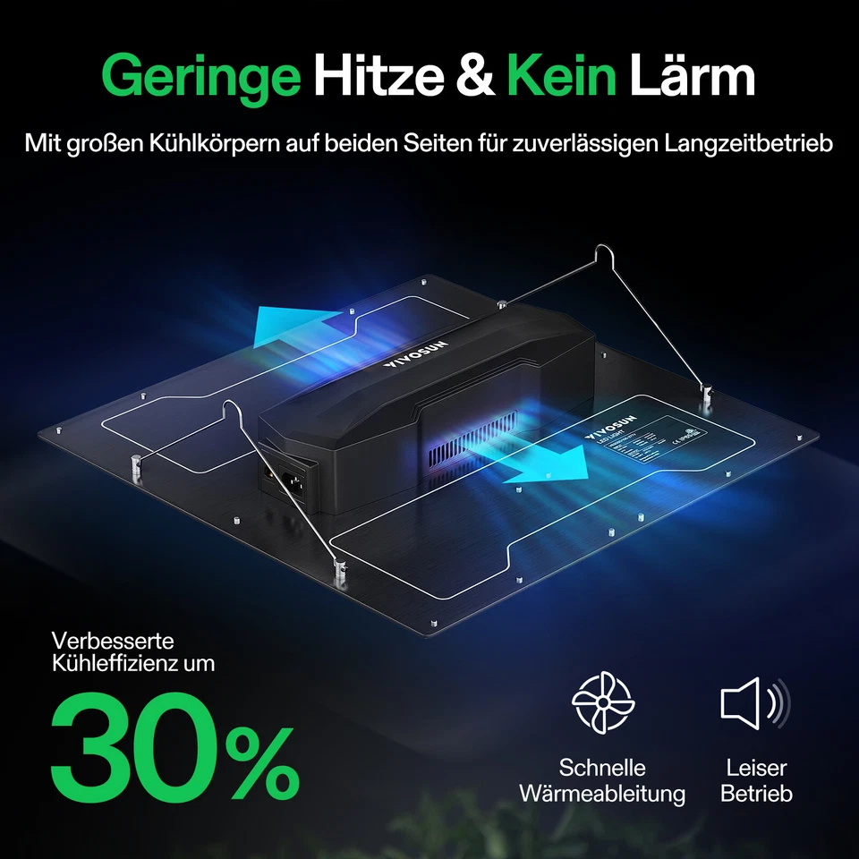 VIVOSUN VS3000 LED Grow Light 300W pflanzenlampe Zimmerpflanzen Indoor Veg - Bild 3 von 4