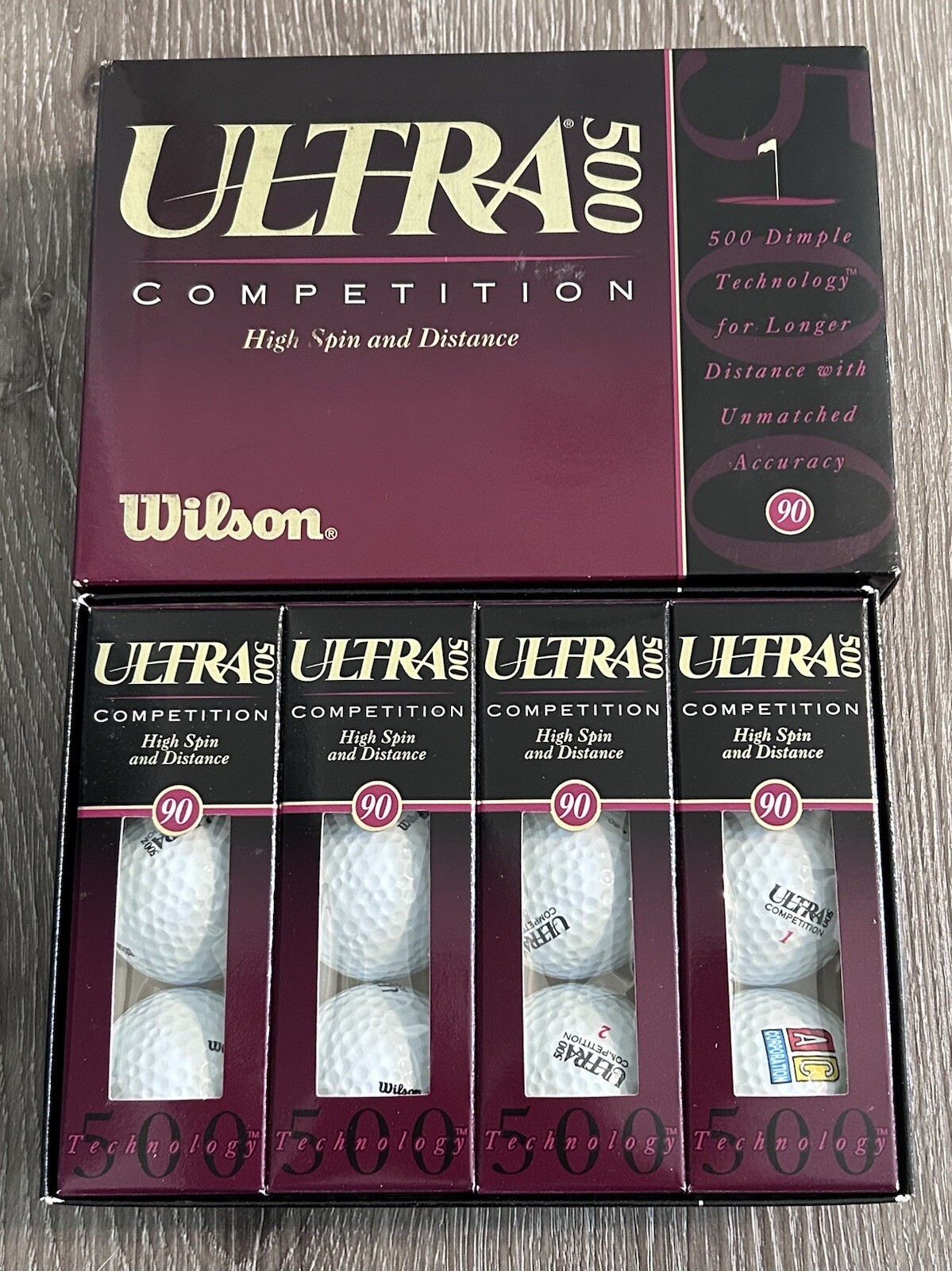 Balls High Spin Distance 90 Pack Usa 12 Balls