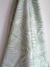 Geschirrtuch Blätter Motiv Hell Grün Küchentuch Abtrockentuch 100% Baumwolle Neu