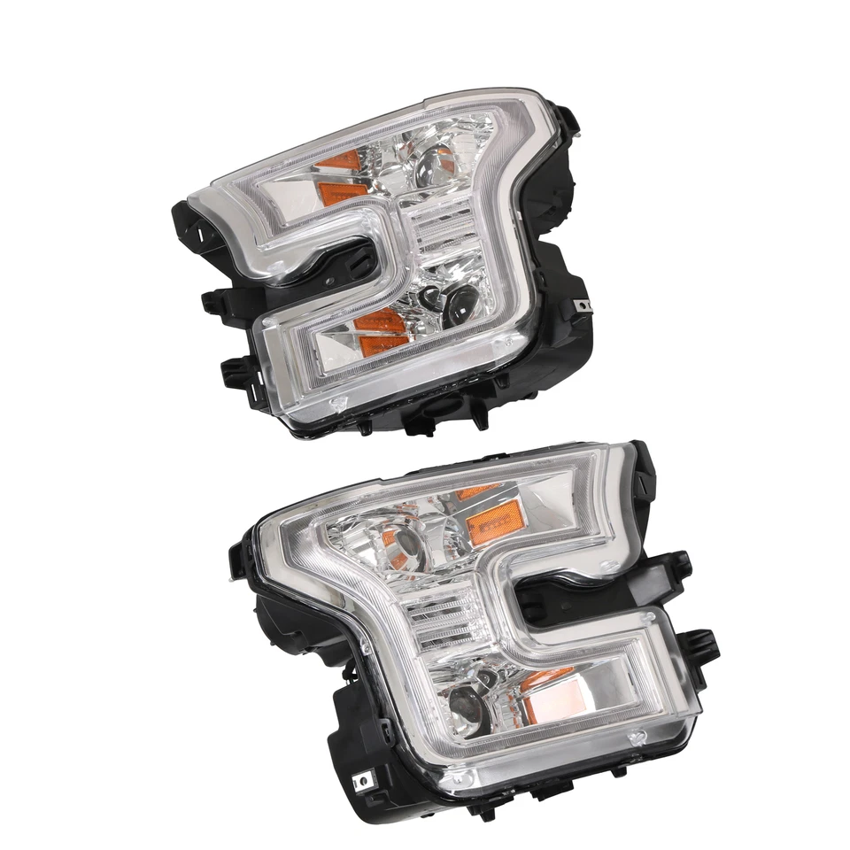 Barra de tira de luces LED de doble proyector para Ford F150 F-150 2015-2017 Foto 3 de 4