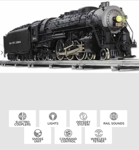 NEW YORK CENTRAL TMCC 4-6-4 J-3A HUDSON #5444- NIB- Lionel 6-28072 | eBay