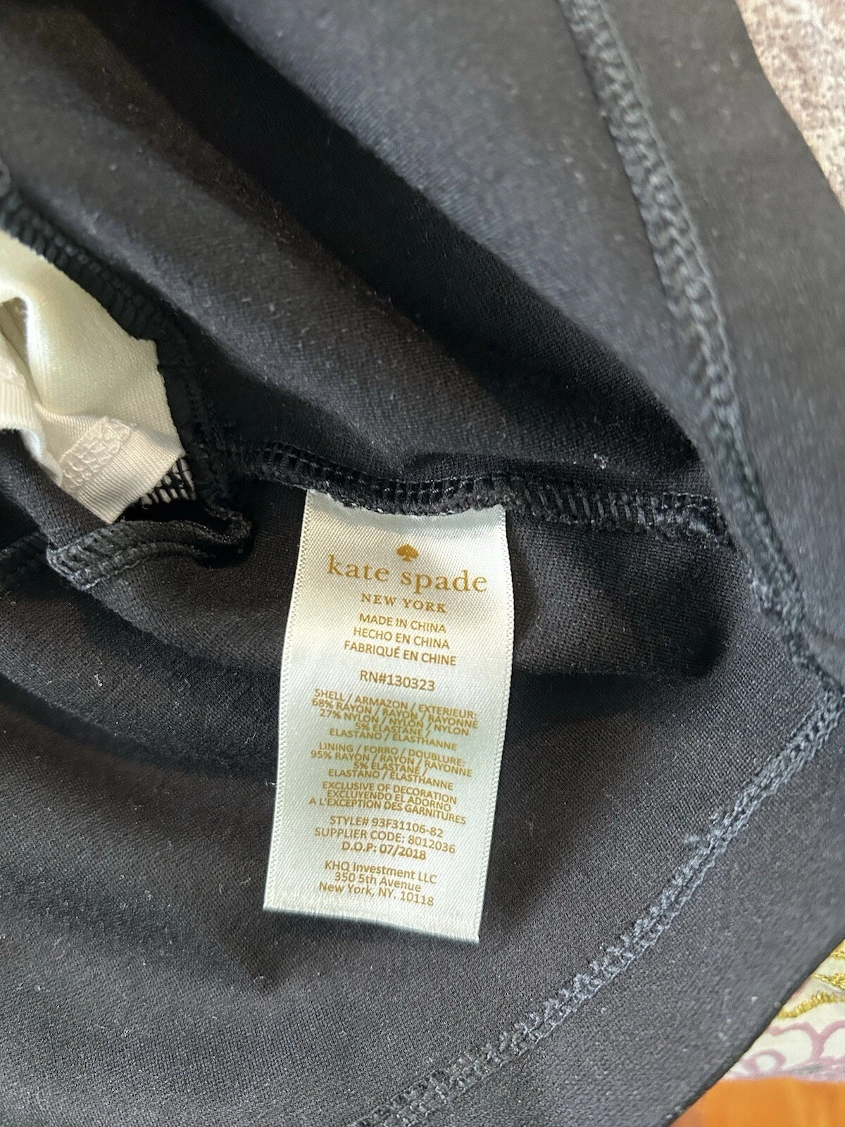 GONNA KATE SPADE THE RULES BIANCO E NERO SEQUENZA ABITO FIOCCO CERNIERA RAGAZZE 10