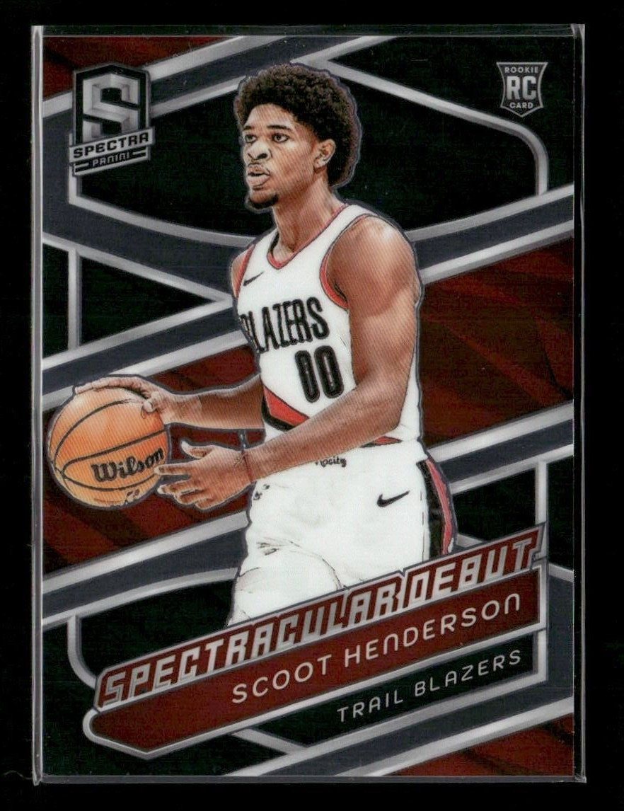 2023-24 Spectra Spectacular Rookie Debut  Scoot Henderson