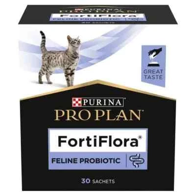 Purina Pro Plan Fortiflora Feline Probiotic Cat Food Supplement - 6 x 30 x 1g