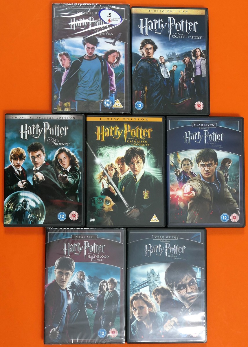 Harry Potter DVD Collection 7枚セット HARRY POTTER - Series 1 - 7 - Box sets - DVD | eBay UK