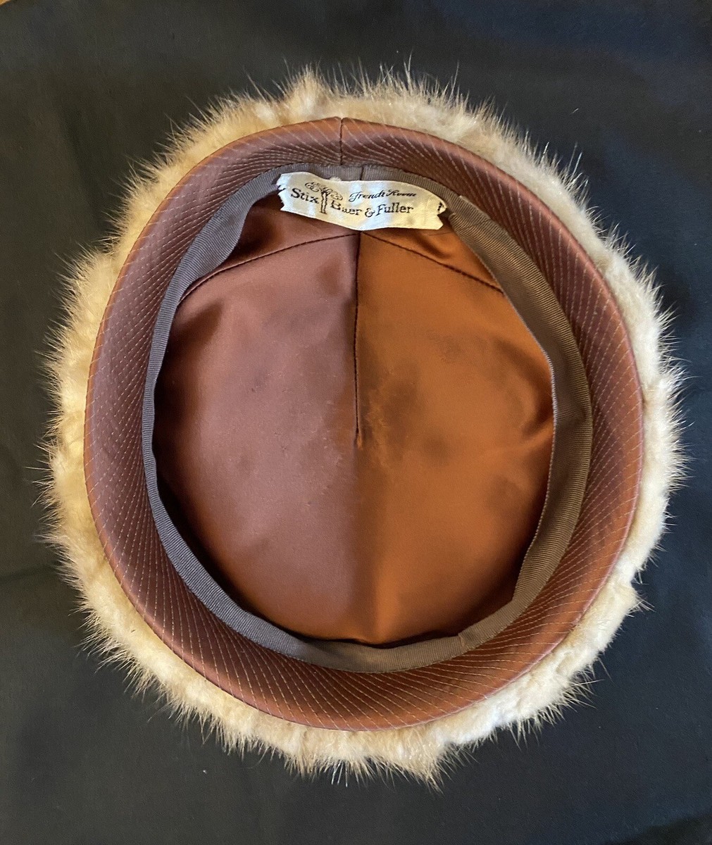 Vintage Mink Circle Hat, FRENCH ROOM, Stix Baer & Fuller, St  display picture 1