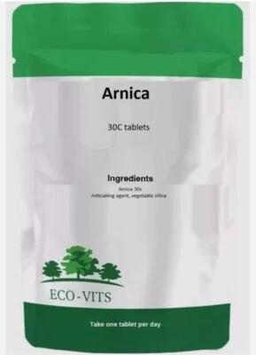 ECO-VITS Arnica 30C Tablets – Natural Relief for Pain, Swelling & Bruising Support