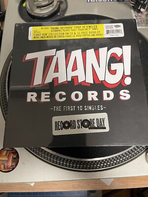 TAANG RECORDS FIRST 10 SINGLES 7'' BOX SET RECORD STORE DAY kbd ssd dys Slapshot