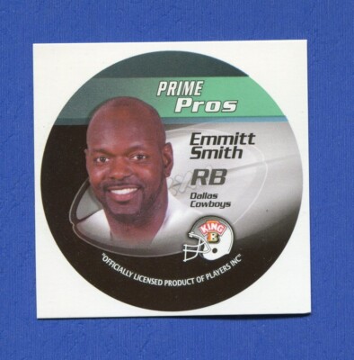 2001 King B Square Card EMMITT SMITH Dallas Cowboys - Hand Cut from full sheet