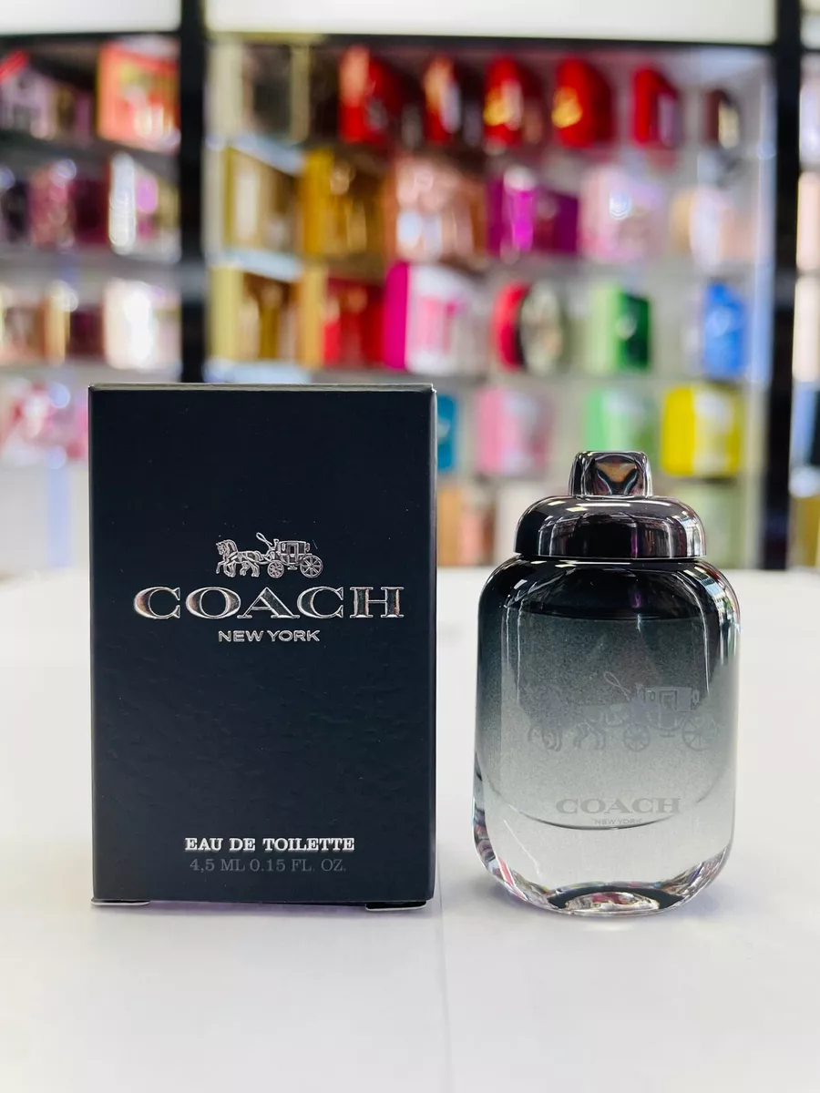 Coach New York Eau De Toilette Miniature Splash For Men 4.5 ml