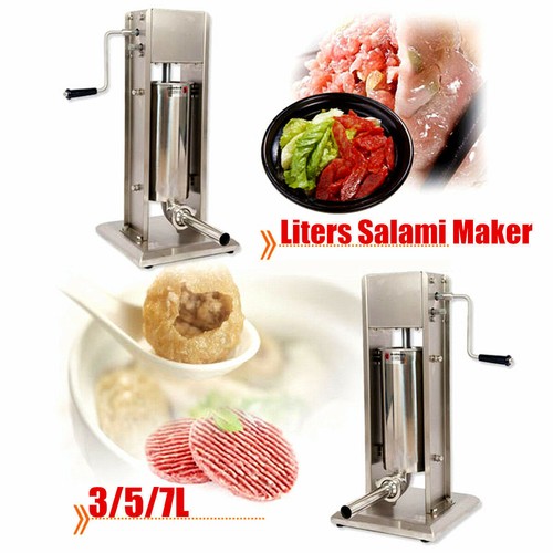 3/5/7L Liters SalaMaker Standard Stainless Steel Meat Sausage Filler T - Picture 5 of 12