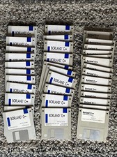 Vintage 1993 BORLAND C  3.5" HD Discs 3.0 4.0 partial See Pics  Description