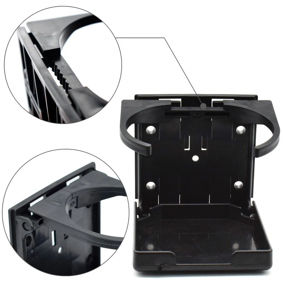 Folding Beverage Drink Cup Bottle Stand Holder Car Auto Vehicle Tools Universal Foto 3 de 4