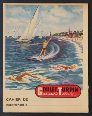 GOULET TURPIN notebook protector water skiing swimming water skiing copybook 1