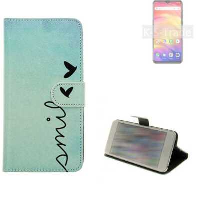360° Schutz Hülle für Ulefone Note 7 Wallet Case Design smile