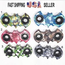 Camuflaje Batman Fidget Spinner Ansiedad Estrés Alivio Enfoque Dedo Mano Juego