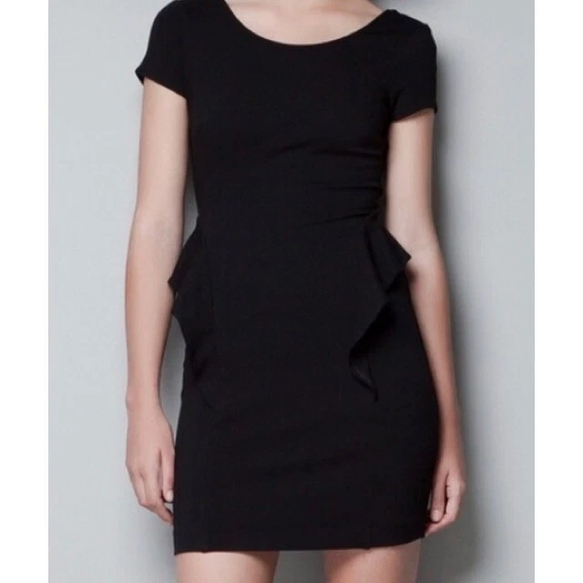 Peplum cheap dress zara