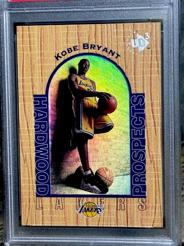 Kobe Bryant ROOKIE CARD PSA 9 UPPER DECK SP GRADED RC HOLO FOIL LAKERS JERSEY #8 - Picture 3 of 14