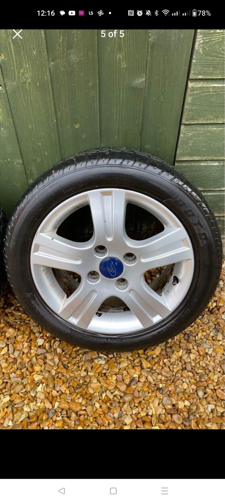 FORD Alloy Wheels Set 4 (195/50/R15) 15" eBay
