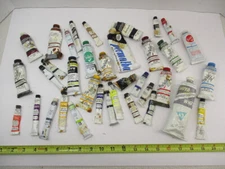 (36) Partial Tubes of Artist Oil & Acrylic Paints Tube Paint Grumbacher More 4#