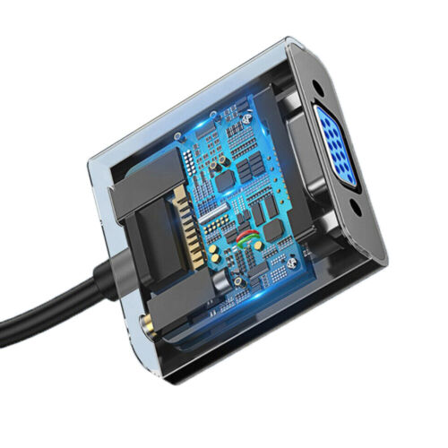 HDMI > VGA Adapter HDMI Stecker > VGA Buchse Konverter PC Beamer 15 cm PC Laptop - Bild 4 von 11