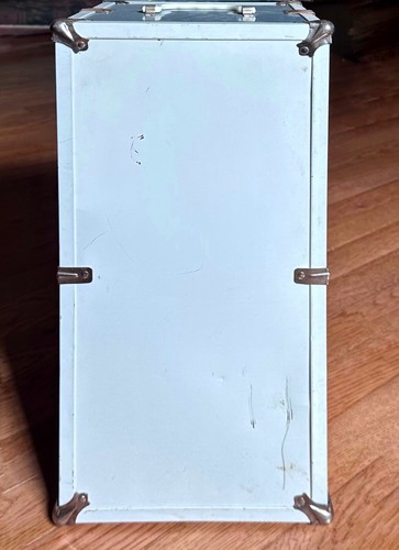Vintage 50’s Metal Doll Steamer Trunk Closet Case Poodles Cass Toys 18“x9“x9” - Picture 7 of 7
