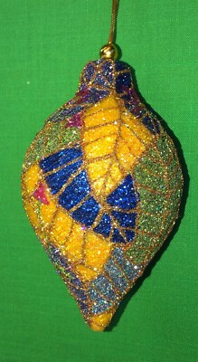 Glamour Designer Jim Marvin Glitter Tobacco Leaf 6