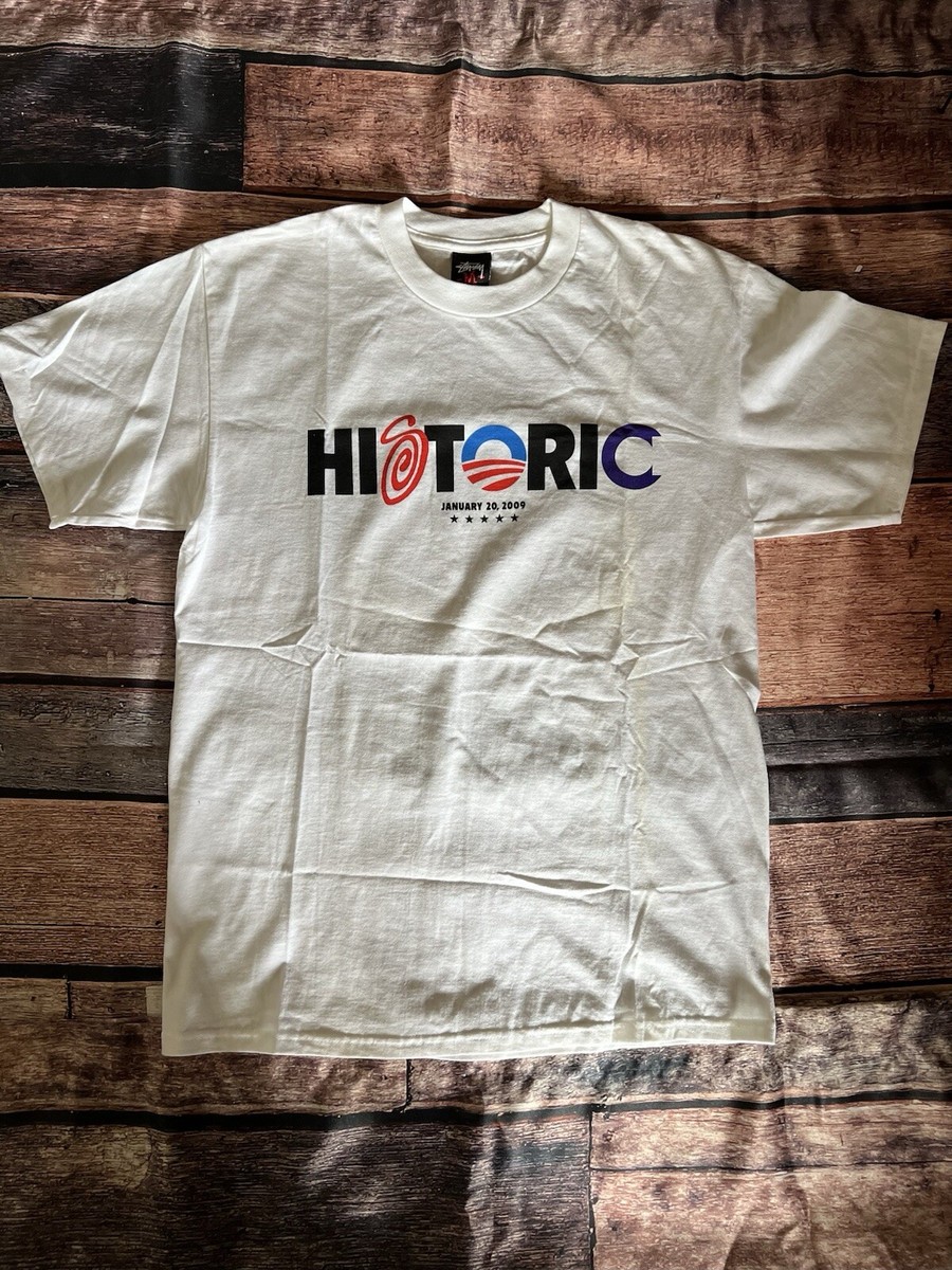 Stussy X Obama HISTORIC 2009 Inauguration T-shirt M Rare