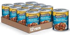 Pack of 12 Progresso Rich Hearty Beef Pot Roast  Country Vegetables Soup18.5oz
