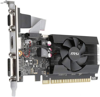 Gaming Geforce GT 710 2GB GDRR3 64-Bit HDCP Support Directx 12 Opengl 4.5 Single