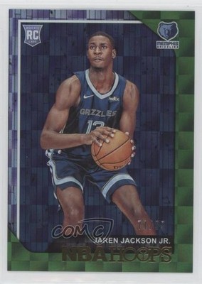 2018-19 Panini NBA Hoops Green 71/99 Jaren Jackson Jr #278 Rookie RC d3b