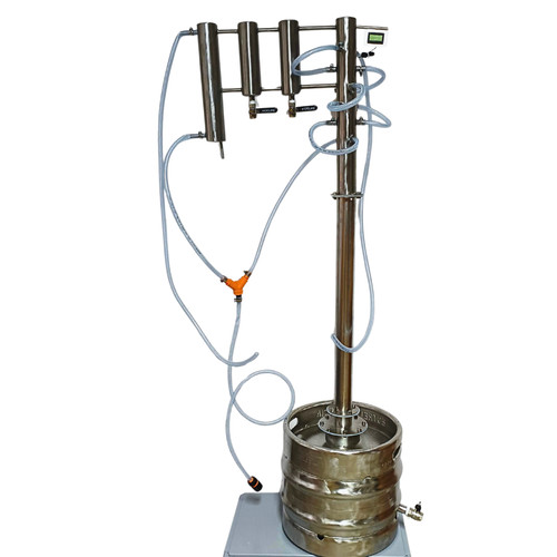 30L Reflux Column Still with Cold Fingers, Collection Chambers β Gas Distiller