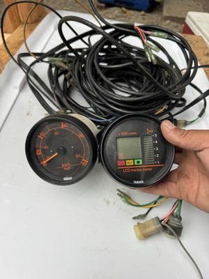 Yamaha LCD Marine Meter and Speed Meter Complete With Harness