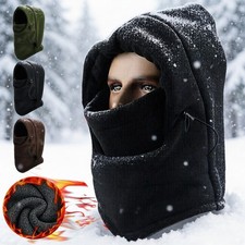 Fleece Neck Warm Full Face Mask Ski Mask Winter Balaclava Cap for Outdoor Sports
