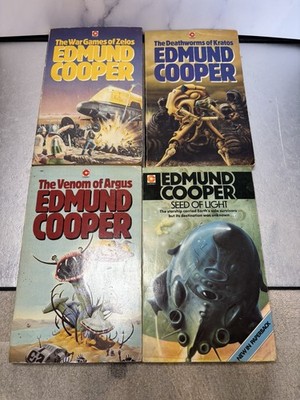 4x Edmund Cooper Book Bundle - Seed of Light - see description for titles- VGC