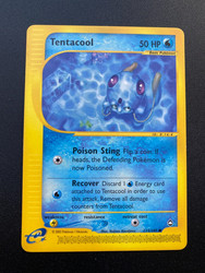 Tentacool 113/147 Aquapolis Pokemon TCG - LP Common