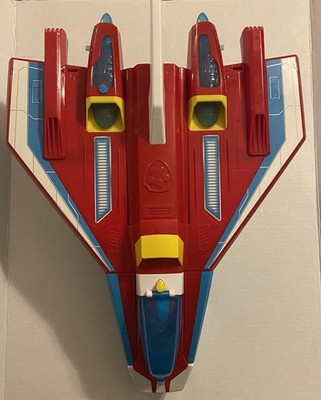 Paw Patrol 2-in-1 Transforming Mighty Pups Jet Command Center W/ Ryder Tested