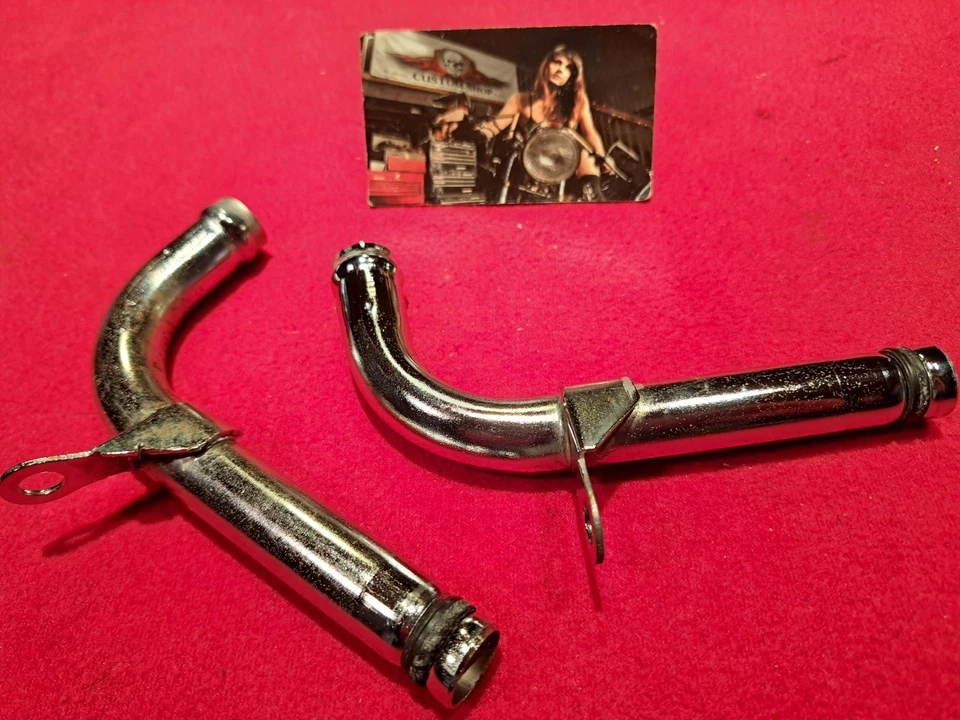 1986 Honda Shadow VT1100C OEM Water Coolant Pipe Pipes Tubes OEM - Image 4 of 4